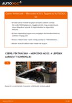 alkatrész MERCEDES-BENZ C-osztály Sedan (W203) | PDF Utasítás cseréje