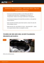 Bremsscheiben auswechseln MERCEDES-BENZ E-CLASS: Werkstatthandbuch