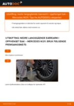 En profesjonell veiledning om bytte av Hjullager på Mercedes W211 E 220 CDI 2.2 (211.008)