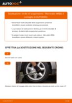 Cambiare Motorino Tergicristallo MERCEDES-BENZ A-CLASS: manuale tecnico d'officina