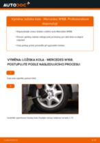 Podrobné PDF tutoriály, jak vyměnit Lozisko kola na autě MERCEDES-BENZ A-CLASS (W168)