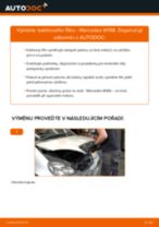 Profesionální průvodce výměnou součástky Palivový filtr na tvém autě Mercedes W168 A 160 1.6 (168.033, 168.133)