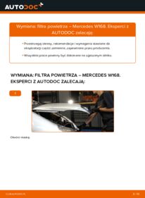 Jak Wymienić Filtr Powietrza W Mercedes W168 - Poradnik Naprawy