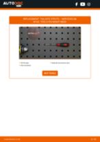 DIY MERCEDES-BENZ change Boot gas struts - online manual pdf