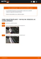 Hátsó ablaktörlő lapát-csere VW Polo 9N gépkocsin – Útmutató