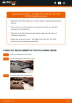 Fitting Air conditioner filter VW CADDY III Box (2KA, 2KH, 2CA, 2CH) - step-by-step tutorial