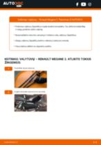 Kaip pakeisti Renault Megane 2 valytuvų: priekis - keitimo instrukcija