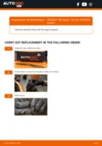 Step by step PDF-tutorial on Wiper Blades PEUGEOT 306 (7B, N3, N5) replacement