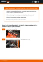 Yksityiskohtainen auton CITROËN JUMPY 20220 opas PDF-muodossa