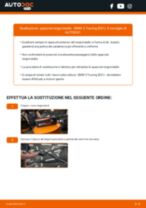 BMW 5 Touring (E61) Tergicristalli sostituzione: tutorial PDF passo-passo