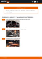 Zamenjavo Metlice brisalcev: pdf navodila za VW GOLF