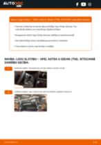 Astra H Hatchback (A04) 1.8 (L48) Stikla tīrītāja slotiņa: kā nomainīt? Pakāpeniskas rokasgrāmatas