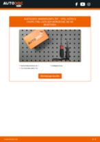 OPEL ASTRA G Coupe (F07_) Filter Innenraumluft: Online-Handbuch zum Selbstwechsel