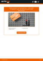 Comment changer Filtre climatisation OPEL ASTRA G Convertible (F67) - manuel en ligne