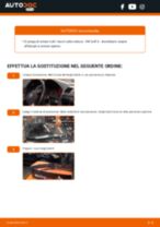 Cambio Tergicristalli anteriore e posteriore VW GOLF V (1K1): guida pdf