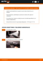 Skifte Kabinefilter VW TOURAN: guider online