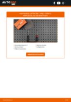 OPEL CORSA C (F08, F68) Luftfilter: Schrittweises Handbuch im PDF-Format zum Wechsel