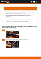 Cambiare Tergicristalli RENAULT CLIO: manuale tecnico d'officina