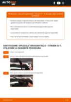 Come cambiare Tergilunotto posteriore e anteriore CITROËN C3 I (FC_) - manuale online