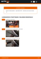 Montering Vindusviskerblad OPEL ZAFIRA B (A05) - steg-for-steg manualer