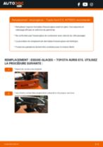 Comment changer : essuie-glaces avant sur Toyota Auris E15 - Guide de remplacement