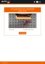 Hur byter man och justera Gasdämpare baklucka MERCEDES-BENZ VITO: pdf instruktioner