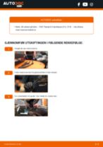 Bytte Vindusviskere foran og bak FIAT PANDA (312): handleiding pdf