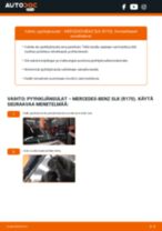 Auton MERCEDES-BENZ SLK korjausoppaat ammattimekaanikoille ja tee se itse -autoharrastajille