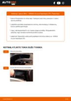 Automechanikų rekomendacijos HONDA Honda Accord VIII CU 2.2 i-DTEC (CU3) Stabdžių Kaladėlės keitimui