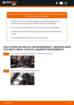 Tutorial de reparación y mantenimiento de MERCEDES-BENZ Vito Mixto (W639) 2019