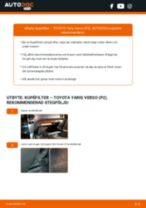 Den professionella guiden för att byta Oljefilter på din Toyota Yaris Verso 1.3