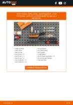 Cambio Base de amortiguador delanteros y traseros FORD bricolaje - manual pdf en línea