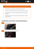 DIY-manual for utskifting av Kupefilter i TOYOTA HIACE 2021