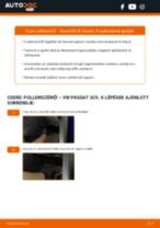 Cseréljünk Utastér levegő szűrő VW PASSAT: felhasználói kézikönyv