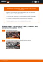 Changement Essuie-Glaces arrière et avant BMW 3 Convertible (E93) : guide pdf