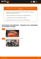 Hoe ruitenwissers vooraan vervangen bij een Mercedes W245 – Leidraad voor bij het vervangen