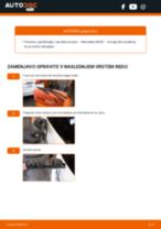 PDF priročnik za zamenjavo: Metlice brisalcev MERCEDES-BENZ Razred B (W245) zadaj in spredaj