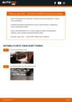Pakeisti Oro filtras, keleivio vieta AUDI A3: instrukcija