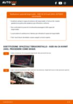 Cambio Tergicristalli anteriore e posteriore AUDI A6 Avant (4A, C4): guida pdf