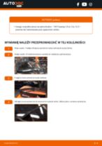 tylne i przednie Pióro wycieraczki VW Touareg (7LA, 7L6, 7L7) | PDF poradnik wymiany