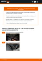 Cómo cambiar Filtro de aire acondicionado VW POLO Saloon - manual en línea