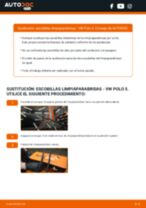 Cómo cambiar: escobillas limpiaparabrisas de la parte delantera - VW Polo 5 | Guía de sustitución