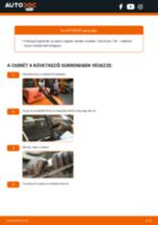 Hátsó ablaktörlő lapát-csere Fiat Punto 199 gépkocsin – Útmutató