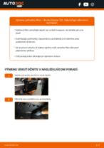 Ilustrované návody k rutinným kontrolám v rámci údržby auta SKODA OCTAVIA Combi (1Z5)