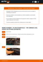 PDF manuel sur la maintenance de CORRADO