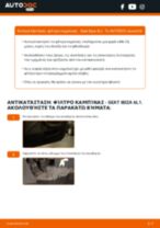 Αλλαγη Φίλτρο αέρα εσωτερικού χώρου: pdf οδηγίες για SEAT IBIZA