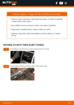 Kaip pakeisti Peugeot 307 SW valytuvų: priekis - keitimo instrukcija