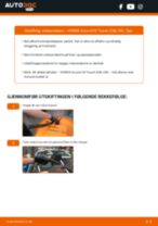 Montering Vindusviskerblad HONDA ACCORD VII Tourer (CM) - steg-for-steg manualer