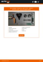 PDF replacement tutorial: Oil filter RENAULT MASTER II Box (FD)
