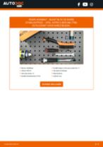 Comment changer et régler Coussinet de palier stabilisateur OPEL ASTRA : tutoriel pdf